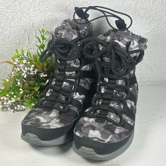 Nike Roshe One Hi Sneakerboots Camouflage Lined Cold Weather Sneakerboot 8 1/2 - Picture 3 of 15